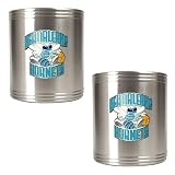 NBA New Orleans Hornets Two Piece Stainless Steel Can Holder Set - Primary Logo
