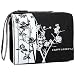 15.4 inch Midnight White Sparse Floral Laptop Notebook Padded Compartment Shoulder Messenger Bag