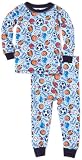 Gerber Boys 2-7 2 Piece Game Point Boys Thermal Pajama, Blue, 4T