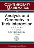 The Interaction of Analysis and Geometry: International School-Conference on Analysis and Geometry, August 23-September 3, 2004, Novosibirsk, Russia (Contemporary Mathematics)