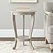 SAFAVIEH American Homes Collection Mary Vintage Grey Pedestal End Table