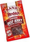 Frank's Red Hot Original Beef Jerky, 3.5-Ounce Bags (Pack of 3)