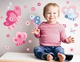 Forwalls Butterflies & Friends Removable Wall Decal Stickers
