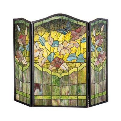 40 Inch W X 34 Inch H Butterfly Fireplace Screen Fireplace Screens Picture
