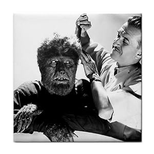 Wolfman Ceramic Tile Coaster Great Gift Idea