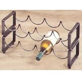 Old Dutch 4 Bottle Stackable Wine Rack - Antique Pewter - 088pw