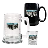 Kansas City Wizards MLS 15oz Tankard, 15oz Ceramic Mug & 2oz Shot Glass Set - Primary Team Logo