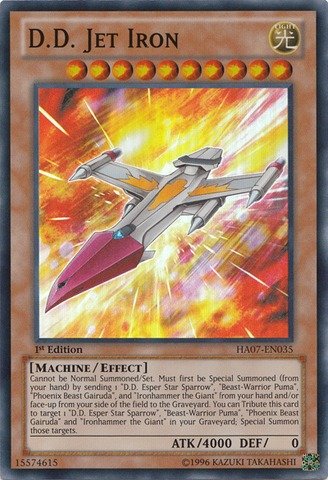 Yu-Gi-Oh! - D.D. Jet Iron (HA07-EN035) - Hidden Arsenal 7: Knight of Stars - 1st Edition - Super Rare