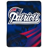 New England Patriots NFL Royal Plush Raschel 60x80 Blanket
