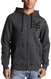 zoo york Young Men's Small Cracker Fleece Hoody,Black Melange,Large