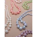 Pink Pearlised Small Bead Necklace IN3511