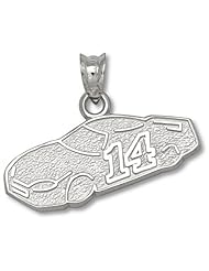 Sterling Silver Officially Licensed Tony Stewart "#14" Nascar Car Pendant