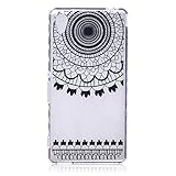 UNEXTATI Xperia M4 対応 ケース 衝撃吸収 高品質 TPU ハード カバー 超薄型 液晶保護 脱着簡単 Sony Xperia M4用 Cover (ブラック #2)