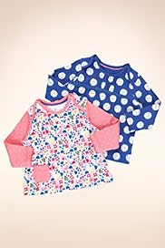 2 Pack Pure Cotton Floral Spotted T Shirts