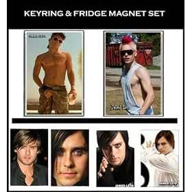 JARED LETO (30 SECONDS TO MARS) PORTE-CL�S ET AIMANT DE R�FRIG�RATEUR SET - JL002