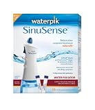 Waterpik SWI 615 Sinusense Water Pulsator Includes 15 Soothing Saline Packs With Aloe Vera and Eucalyptus, Blue/white