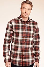 Blue Harbour Pure Cotton Long Sleeve Checked Shirt
