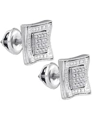 0.11CTW-DIA MICRO-PAVE EARRING