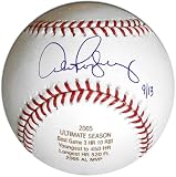 Alex Rodriguez Autographed Baseball with 2005 Ultimate Season Engravings