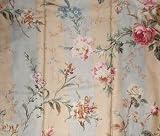 Ralph Lauren Highfields Floral Large Stripe Queen Bedskirt Highfield