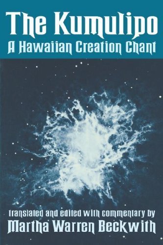 Kumulipo: A Hawaiian Creation Chant by Beckwith, Martha Warren (1981) Paperback