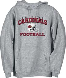 Arizona Cardinals Stacked Helmet Hooded Sweatshirt