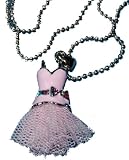 Pink Ballerina Tutu Dress Necklace