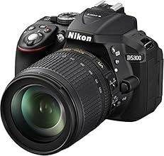 Nikon D5300 - C&aacute;mara r&eacute;flex digital de 24.2 Mp (pantalla 3.2", estabilizador &oacute;ptico, v&iacute;deo Full HD), color negro - kit con objetivo AF-S DX 18-105mm VR [importado]