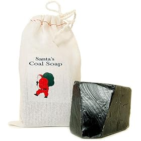Santa's Lump of Coal Christmas Soap