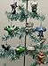Pokemon RANDOM 10 Piece MINI Holiday Christmas Ornament Set with 10 Randomly Selected Pokemon Character Ornaments Around 2