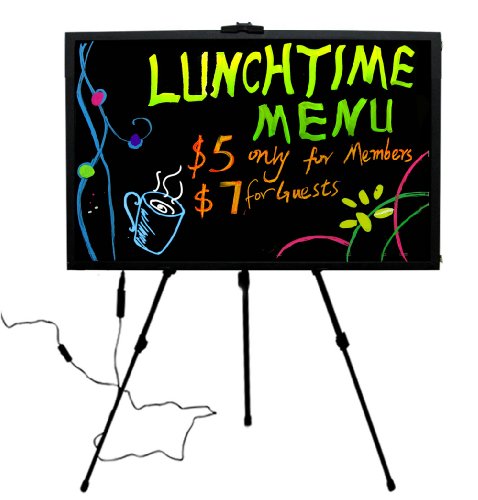 Neon Sign Led Flourescent Signs Led Message Boards Illuminated Signs 35'' X 23''