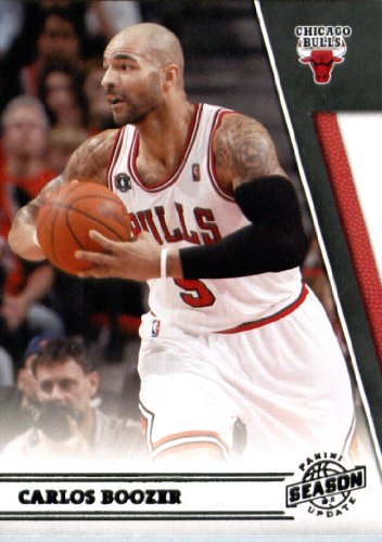 2010/11 Panini Season Update Basketball Card # 33 Carlos Boozer Chicago Bulls In a Protective Screwdown Display Case !