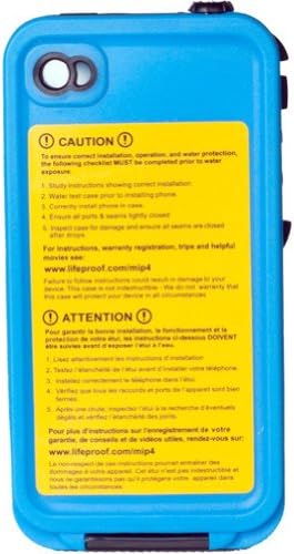 New Waterproof Shockproof Dirtproof Snowproof Protection Case Cover for Iphone4 (Blue)