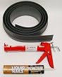 Park Smart 10' Gray Garage Door Seal (10'x3.5"x.5")