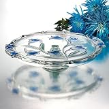 Review Studio Silversmiths  / BLUE DANUBE CRYSTAL FOOTED PLATTER