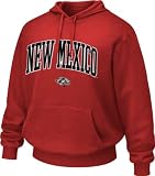 New Mexico Lobos Red Tackle Twill Hooded Sweatshirt