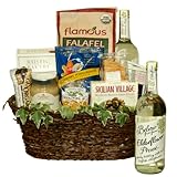 IMAGE OF Fancifull Healthy Gourmet Gift Basket with Olive Oil