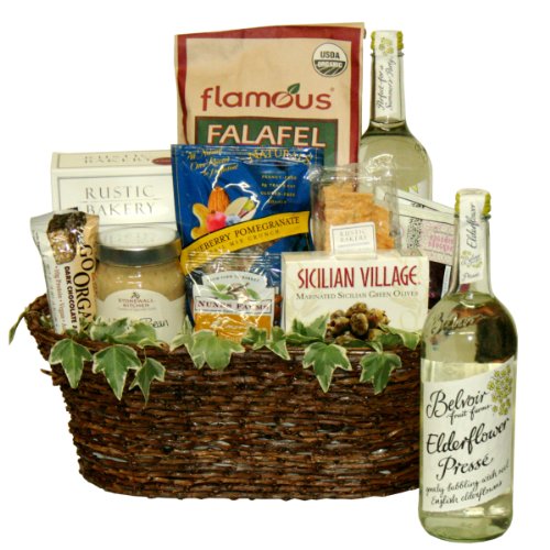 Fancifull Healthy Gourmet Gift Basket with Olive Oil