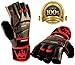 Weightlifting Gloves for Gym Fitness Bodybuilding - Dominator Leather Crossfit Cross Training Gloves Wrist Strap Wrap - Best Weight Lifting Gloves with Wrist Support for Heavy Lifting