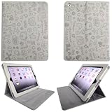 iPad 2 Smart Cute PU Leather Case LW-GR (Gray)