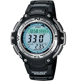 Casio #SGW100-1V Men's Digital Compass Twin Sensor Sports Watch