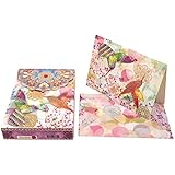 Punch Studio Decorative Pouch Note Cards Floraculture