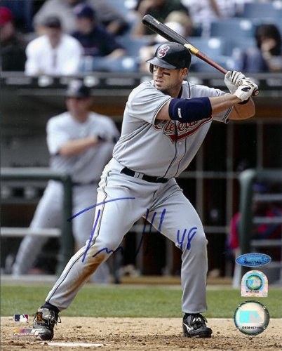 Travis Hafner Cleveland Indians - Batting - 8x10 Autographed Photograph
