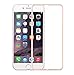 iPhone 7 Plus Screen Protector, Quirkio [Tempered Glass] iPhone 7 Plus Glass Screen Protector [3D Curve Fit & Full Coverage] [3D Touch Compatible] iPhone 7 Plus Tempered Glass (2016) (Rose Gold)