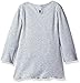 Mud Pie Toddler Girls' Tunic Playwear, Grey Santa, 2T/3T