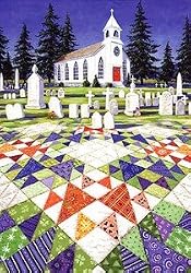Rebecca Barker Crosses and Losses Quiltscapes Set of 6 Cards 5" x 7"