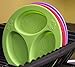 oogaa Silicone Baby and Toddler Divided Plate - Green