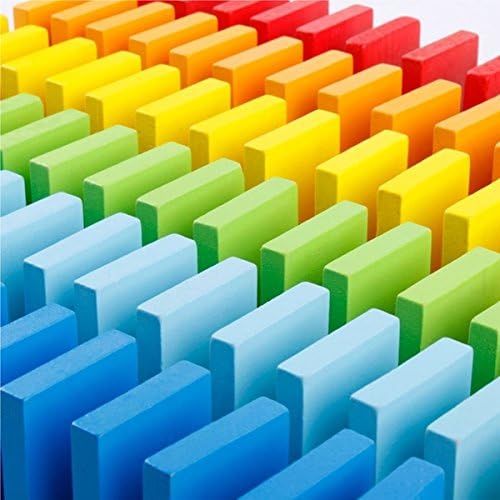 WanPower 70038 240pcs Wooden Domino Blocks, Tile Game Toy for Kid's Intelligence Development, Building Game