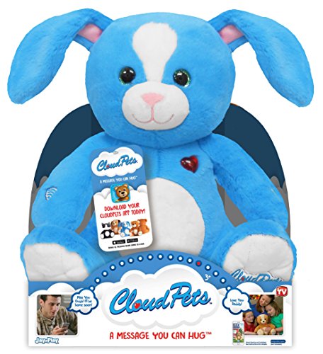 CloudPets 12in Talking Bunny - The Adorable, Huggable Pet to Keep in Touch Through the Cloud, Recordable Stuffed Animal