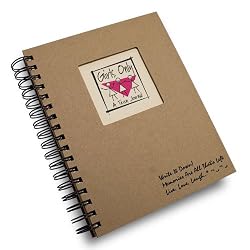 Girls Only, A Teen Journal - Kraft Hard Cover (prompts on every page, tailored for teen girls, read more...)